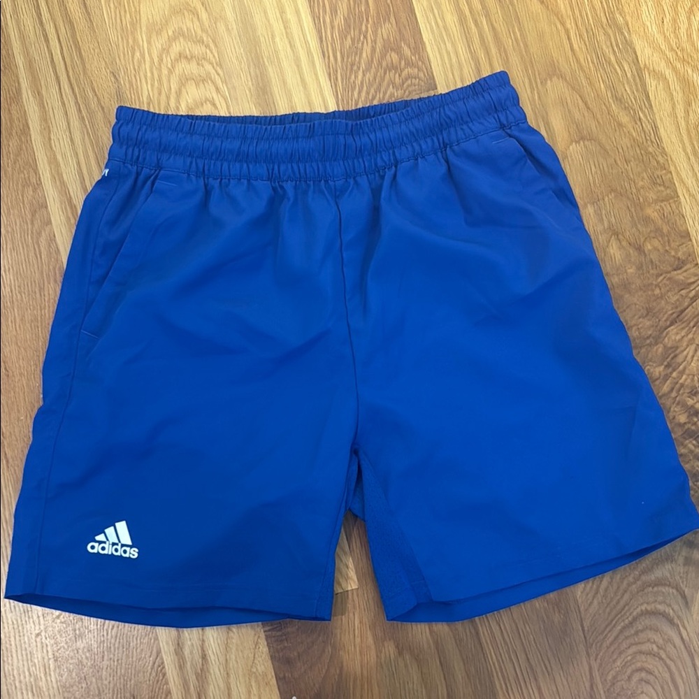 Adidas Blue Athletic Performance Shorts